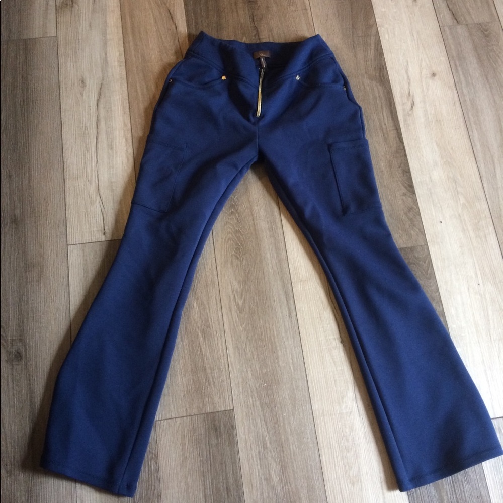 Jaanuu ponte navy pants small